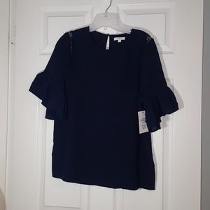 Stella & Dot navy top